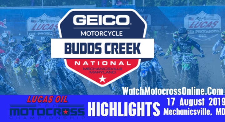Round 11 Budds Creek Pro Motocross Highlights 2019
