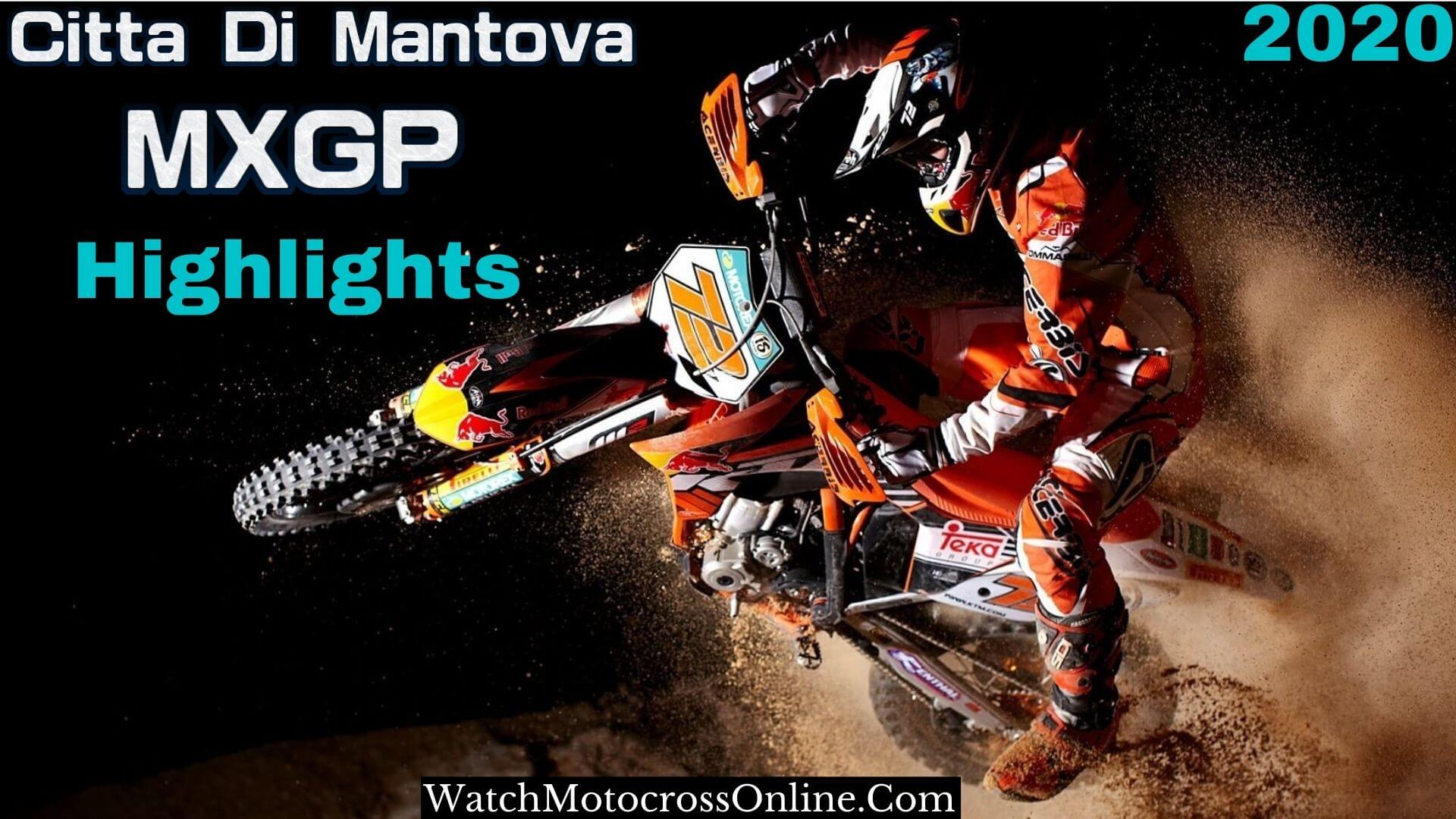 Citta Di Mantova MXGP Highlights 2020