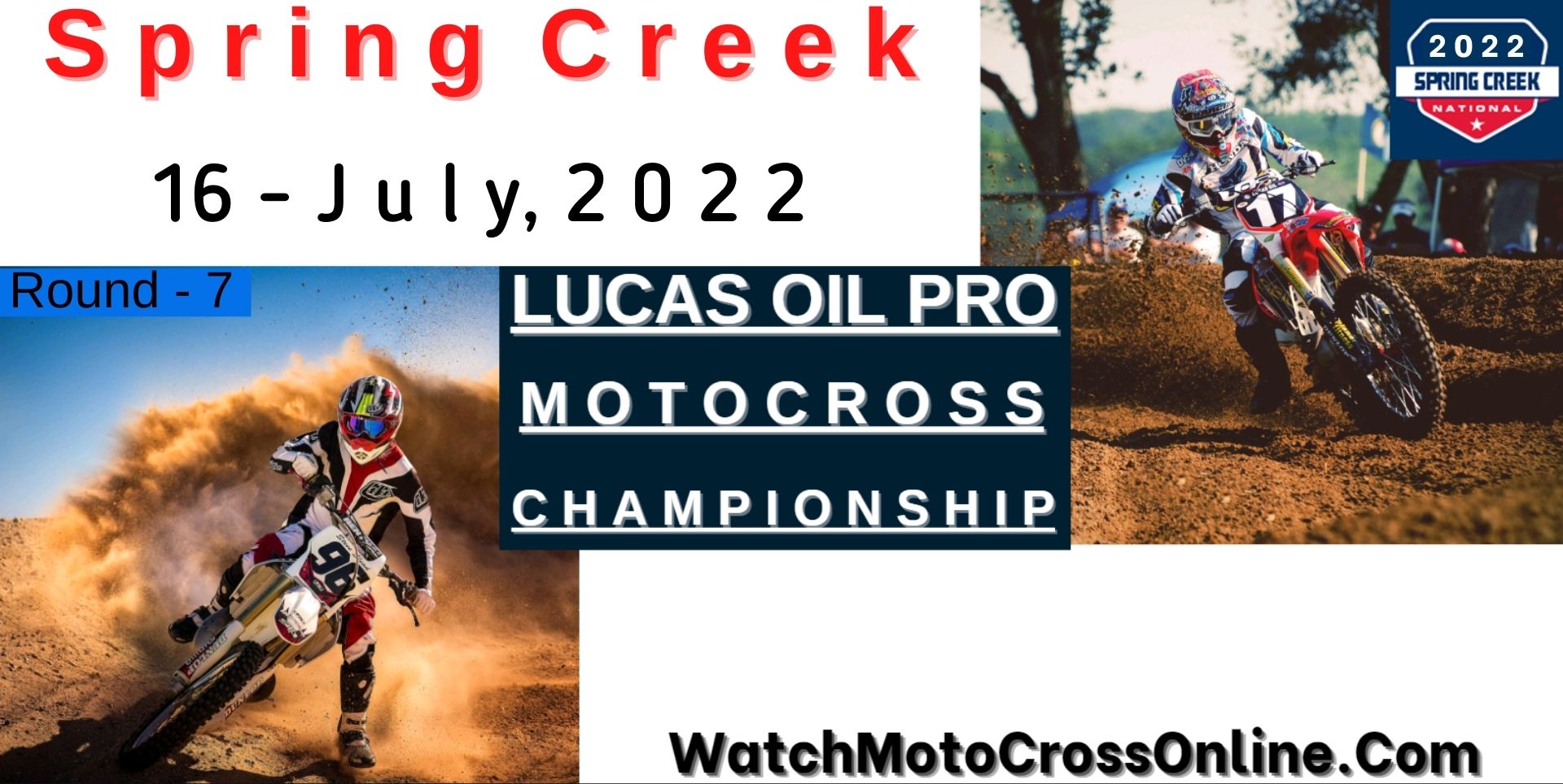 Spring Creek Motocross Live Stream 2022